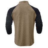 Camisa de algodón con cuello alto
