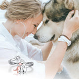Abrazo de Perro - Anillo (Rosa)