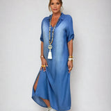 Ibiza - Vestido Maxi De Mezclilla