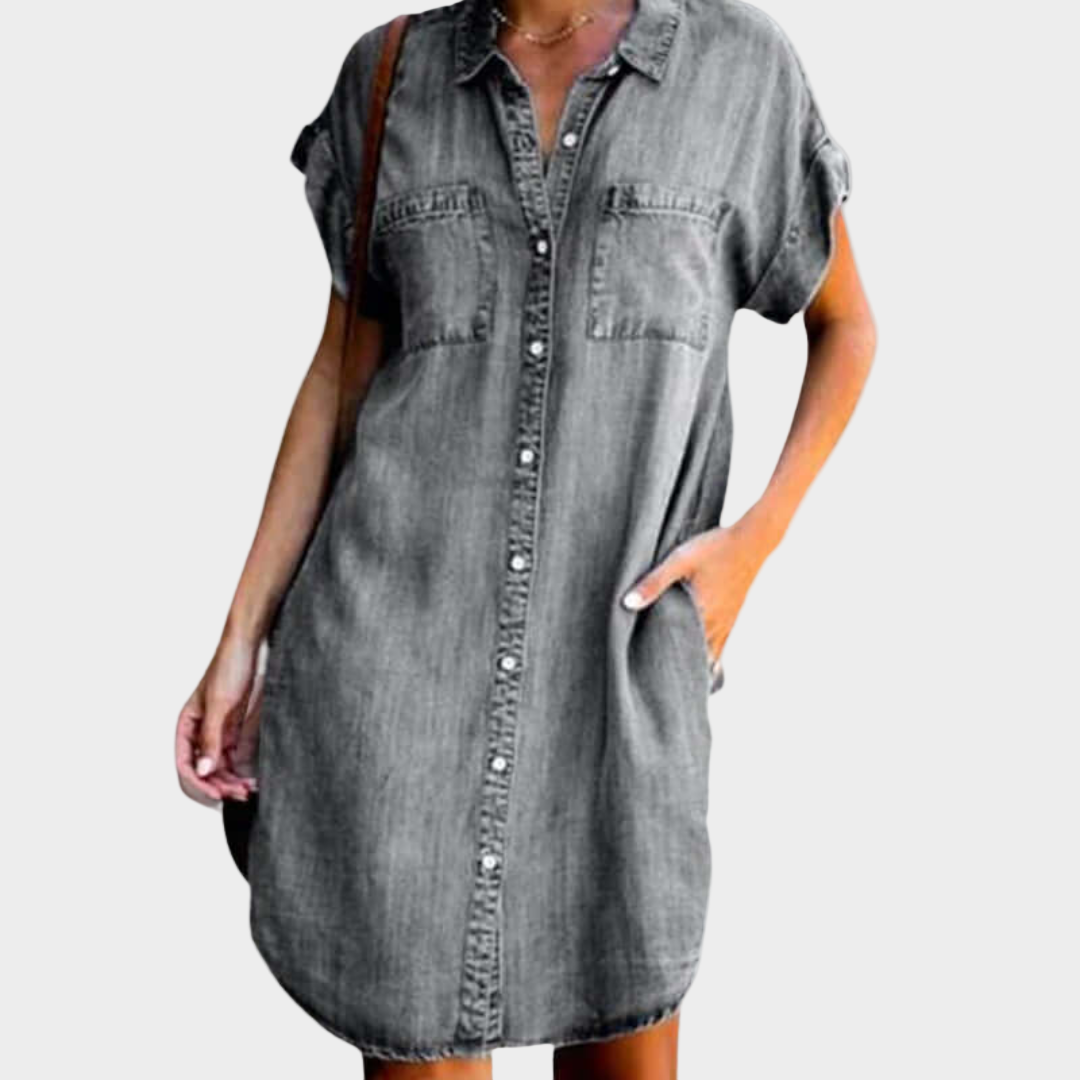 Vestido de mezclilla relajado