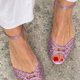 SANDALIAS ENTRELAZADAS DORADAS ISADORA