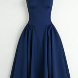 Odete - Vestido midi con corsé estructurado