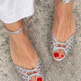 SANDALIAS ENTRELAZADAS DORADAS ISADORA