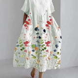 Liliana - Vestido largo casual floral