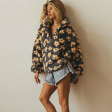 Daisy - Sudadera de Forro Polar Floral