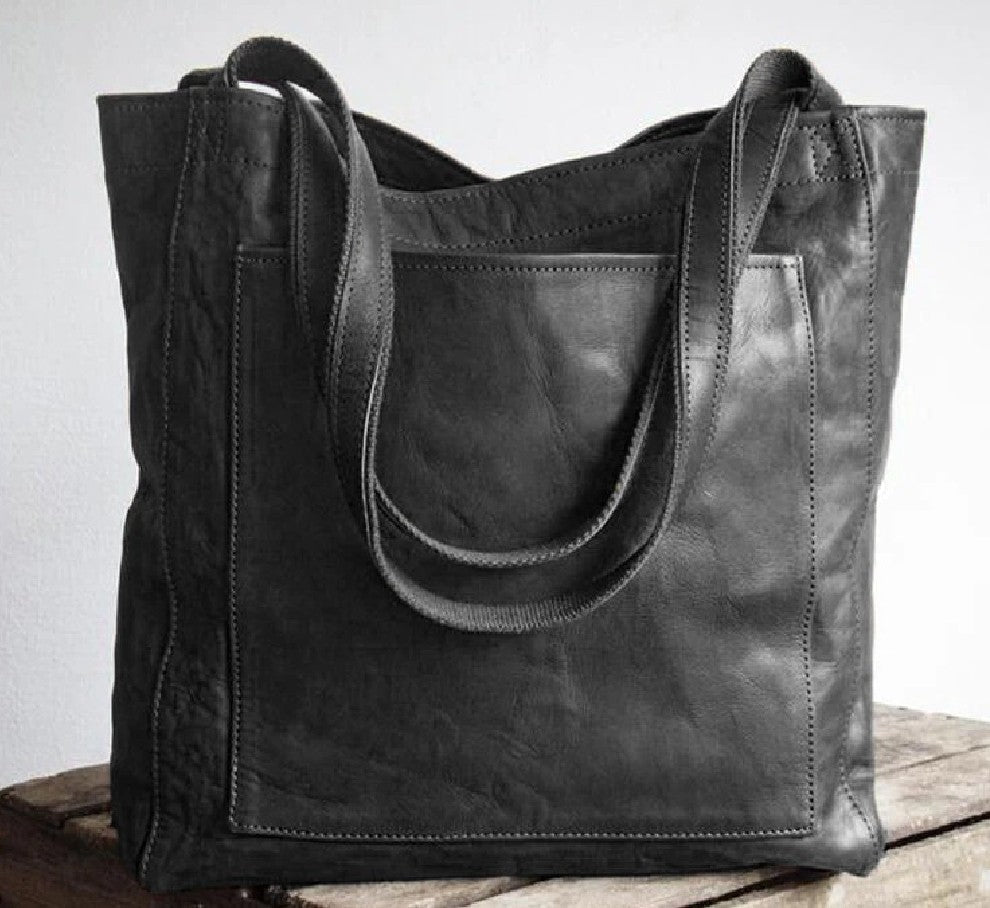 Elle - Bolsa de hombro clásica en piel