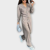Chantal - Conjunto de abrigo y pantalones
