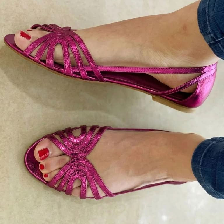SANDALIAS DORADAS ELEONORA LUZ DE VERANO