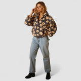 Daisy - Sudadera de Forro Polar Floral