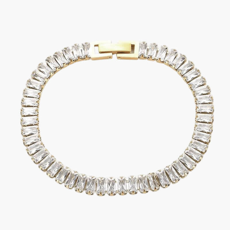 Pulsera de Rivière Baguette