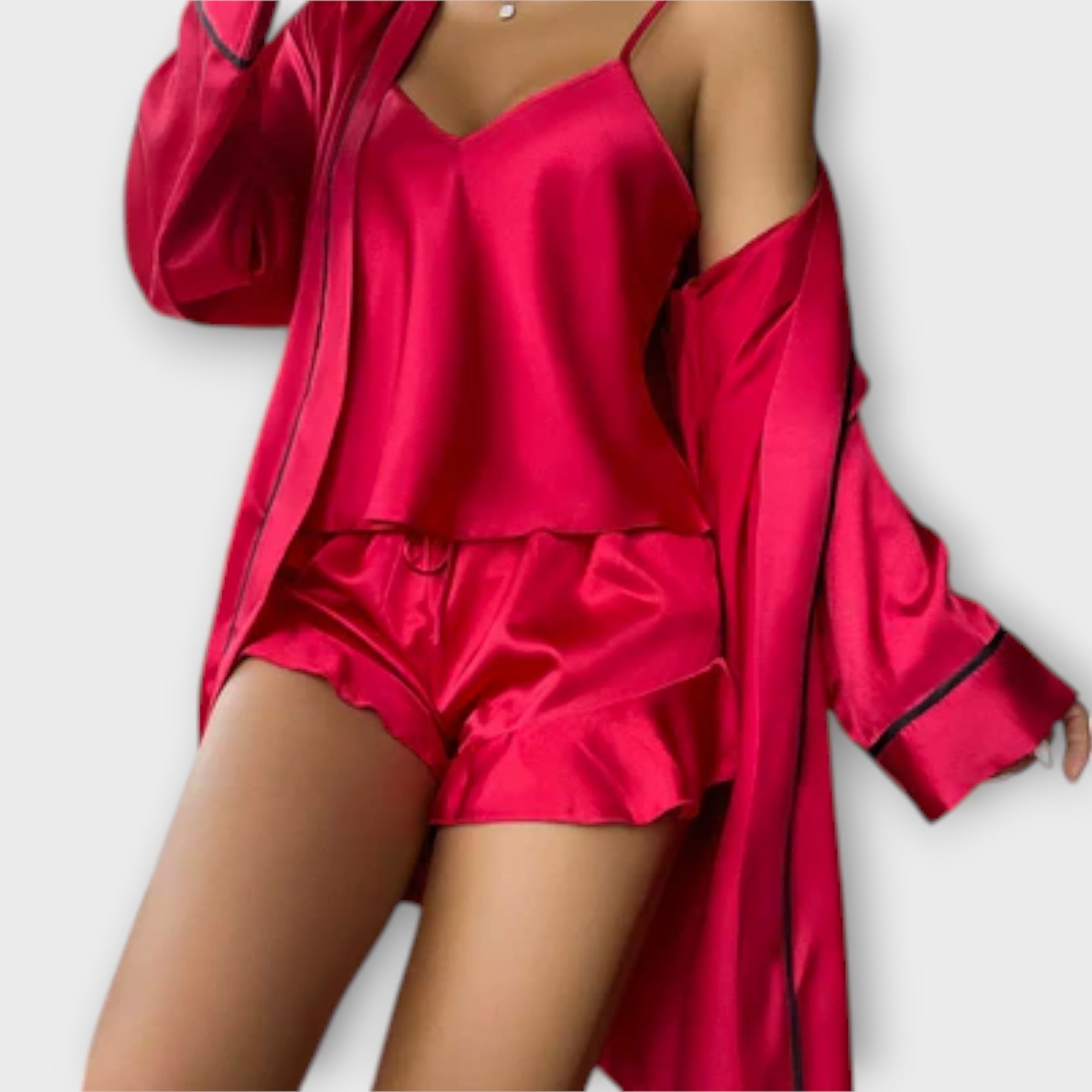 Felicidad - Conjunto de pijama de 3 piezas