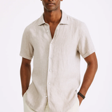 Camisa de Botón - Cuello Abierto