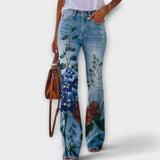 Alexandra - Pantalones con flores