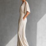 Amália | Conjunto Elegante con Top Cruzado y Pierna Ancha
