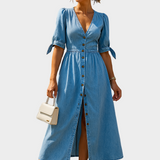 Vestido de mezclilla con botones