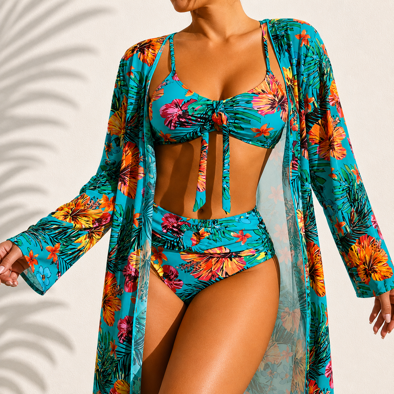 Marie | Bikini 3 Piezas Elegante Tropical