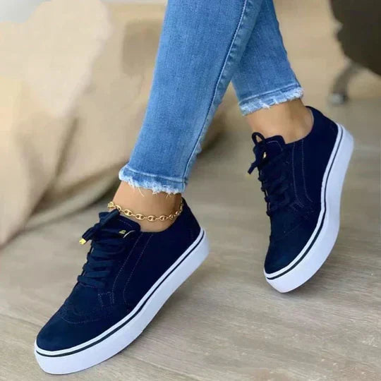 Xana - Zapatillas con Cordones para Mujer