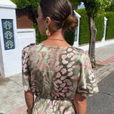 Constança - Vestido Floral con Plisado