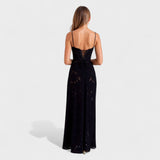 Verona - Vestido maxi de encaje floral