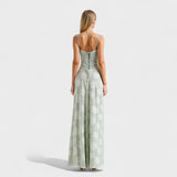 Verona - Vestido maxi de encaje floral