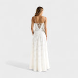 Verona - Vestido maxi de encaje floral