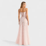 Verona - Vestido maxi de encaje floral
