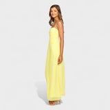 Flóssi - Vestido maxi amarillo