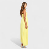 Flóssi - Vestido maxi amarillo