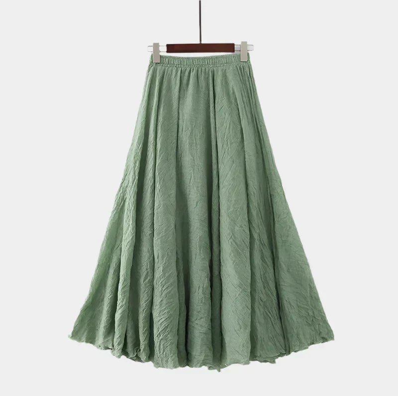 Falda Elegante de Cintura Alta