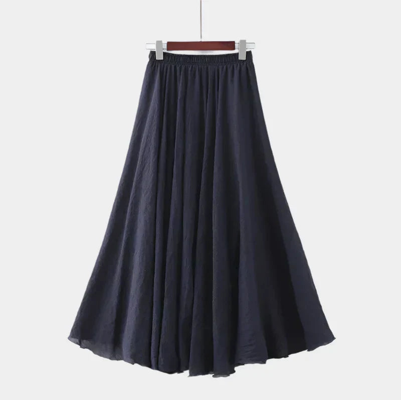 Falda Elegante de Cintura Alta