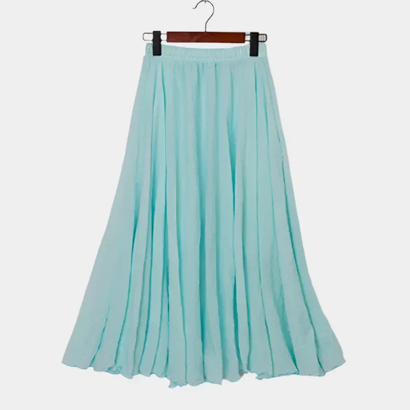 Falda Elegante de Cintura Alta