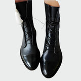 Botas ortopédicas de cuero