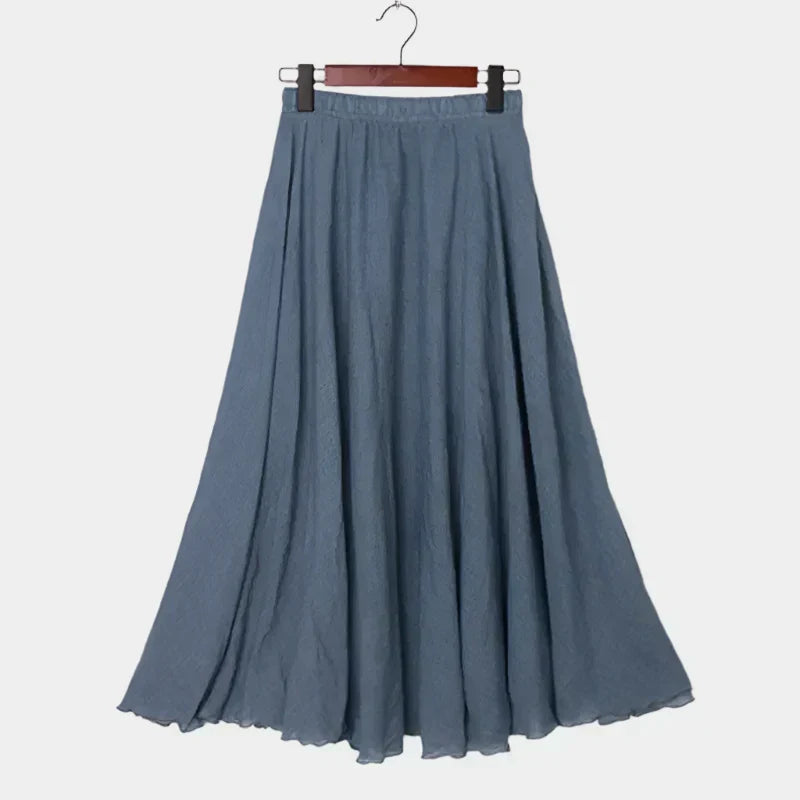 Falda Elegante de Cintura Alta