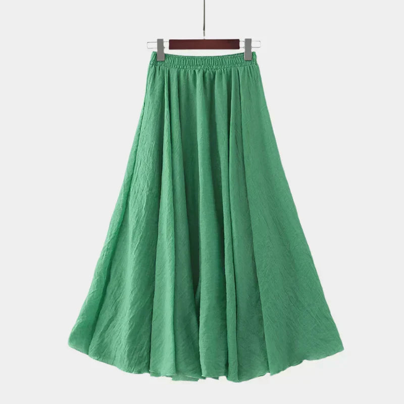 Falda Elegante de Cintura Alta
