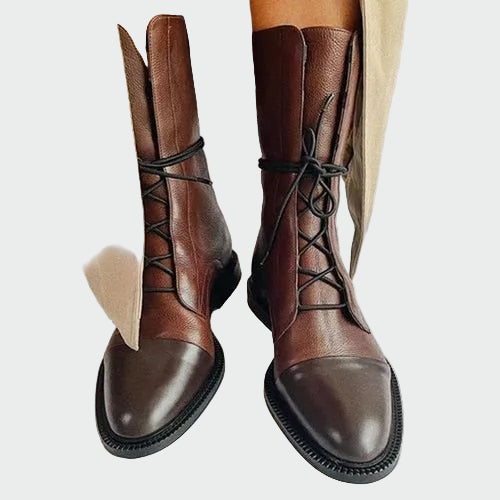 Botas ortopédicas de cuero
