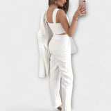 Selina - Conjunto de Blazer de 3 Piezas