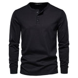 Camisa Henley - Mezcla Suave Transpirable