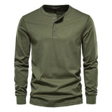 Camisa Henley - Mezcla Suave Transpirable