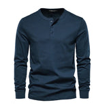Camisa Henley - Mezcla Suave Transpirable