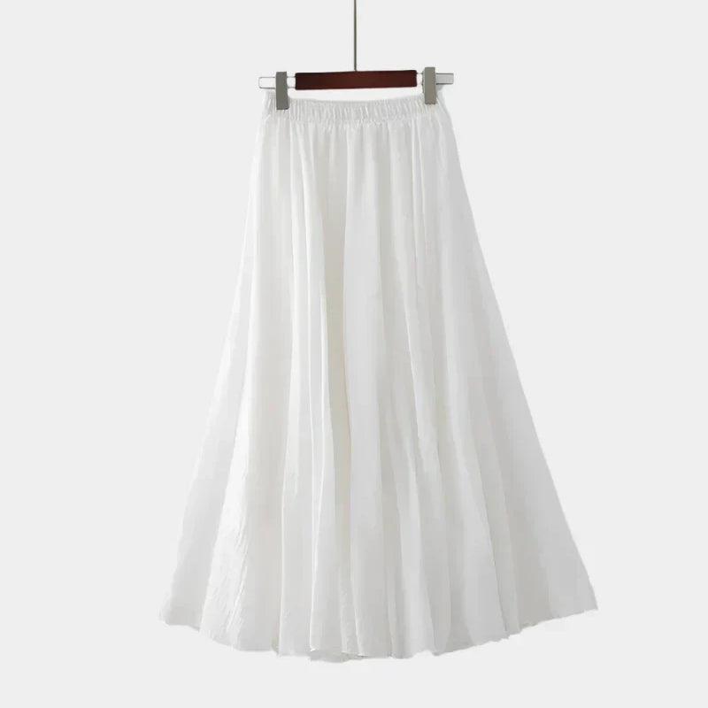 Falda Elegante de Cintura Alta