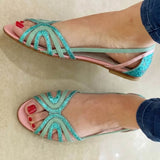 SANDALIAS DORADAS ELEONORA LUZ DE VERANO