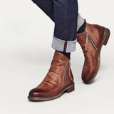 Paulo - Botas Chelsea de Cuero
