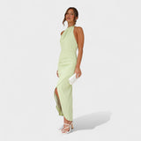 Camila - Vestido largo con pliegues