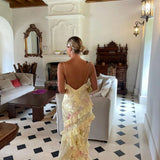 Julieta - Vestido Largo con Volantes