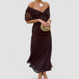 Luana - Vestido elegante con escote en V