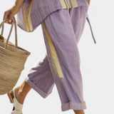 Lorena - Conjunto Boho de Lino y Bambú