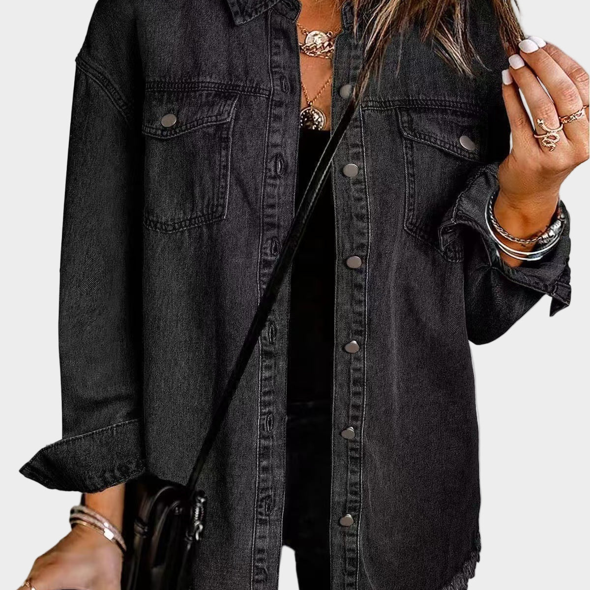 Chaqueta de mezclilla clásica