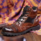 Afonso - Botas de Cuero de Cocodrilo