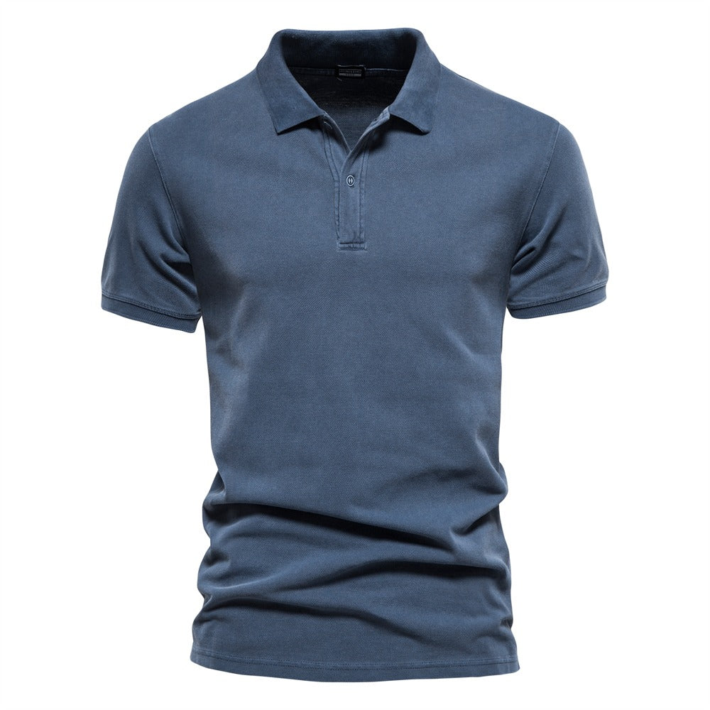 Polo - Cuello Canalé Tres Botones