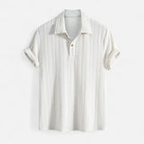 Camisa Polo - Cuello de Malha Jacquard